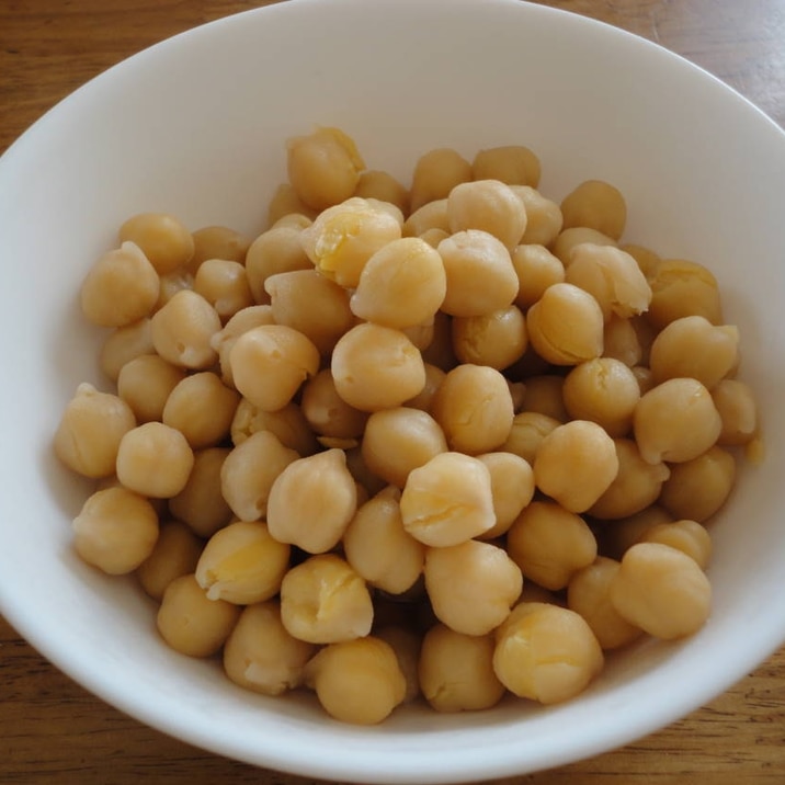 たくさん作って冷凍保存☆ひよこ豆の水煮